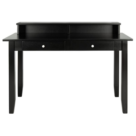 Safavieh Winsome 2 Drawer Desk, Matte Black DSK1402A